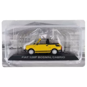  Edicola - POLSKI FIAT 126P BOSMAL CABRIOLET 1987 YELLOW BLACK