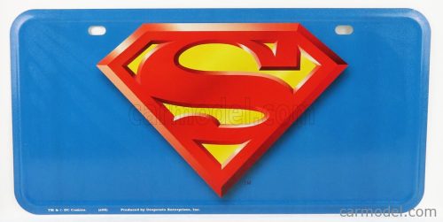 Edicola - Accessories Funny Metal Plate - Superman Logo Blue Red