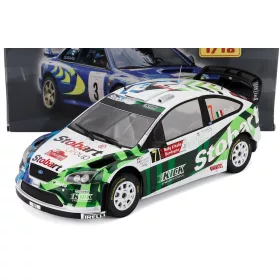   Edicola - FORD ENGLAND FOCUS RS 07 WRC STOBART N 7 RALLY SARDINIA ITALY 2008 GIANLUIGI GALLI - GIOVANNI BERNACCHINI WHITE GREEN