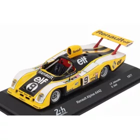   Edicola - RENAULT ALPINE A442 V8 TWIN TURBO TEAM EQUIPE RENAULT ELF N 9 24h LE MANS 1977 JEAN PIERRE JABOUILLE - DEREK BELL YELLOW WHITE BLACK