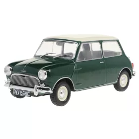   Edicola - AUSTIN MINI COOPER S 1965 - CON VETRINA - WITH SHOWCASE GREEN WHITE