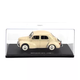   Edicola - RENAULT 4CV 1958 - CON VETRINA - WITH SHOWCASE BEIGE