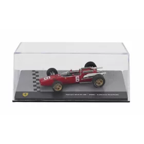   Edicola - FERRARI F1 312 F1-66 N 6 SEASON 1966 LUDOVICO SCARFIOTTI - CON VETRINA - WITH SHOWCASE RED