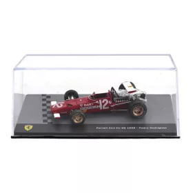   Edicola - FERRARI F1 312 TEAM N.A.R.T. N 12 SEASON 1969 PEDRO RODRIGUEZ - CON VETRINA - WITH SHOWCASE RED WHITE