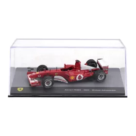   Edicola - FERRARI F1 F2002 N 1 WORLD CHAMPION SEASON 2002 MICHAEL SCHUMACHER - CON VETRINA - WITH SHOWCASE RED WHITE