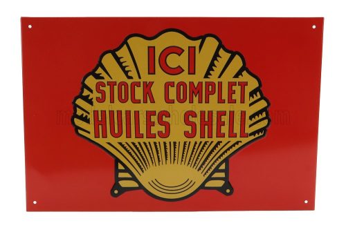Edicola - ACCESSORIES METAL PLATE - ICI STOCK COMPLET HUILES SHELL VARIOUS