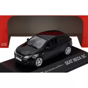 Edicola - SEAT NEW IBIZA SPORT COUPE 3-DOOR 2009 BLACK MET