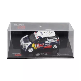   Edicola - CITROEN DS3 N 6 TROPHEE ANDROS GLACE 2014 SEBASTIEN LOEB WITH SHOWCASE WHITE BLUE