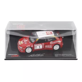   Edicola - CITROEN XSARA KIT CAR N 1 RALLY ANTIBES D'AZUR 2001 SEBASTIEN LOEB - DANIEL ELENA WITH SHOWCASE RED