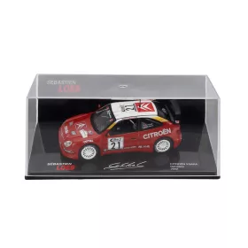   Edicola - CITROEN XSARA WRC N 21 WINNER RALLY ADAC DEUTSCHLAND 2002 SEBASTIEN LOEB - DANIEL ELENA WITH SHOWCASE RED