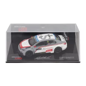   Edicola - CITROEN C-ELYSEE N 9 WTCC RACE OF MAROCCO 2014 SEBASTIEN LOEB WITH SHOWCASE WHITE MATT GREY RED