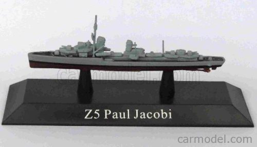 Edicola - Warship Z5 Paul Jacobi Destroyer Germany 1935 Military