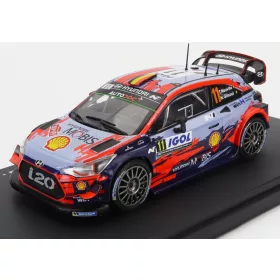   Edicola - HYUNDAI i20 WRC COUPE N 11 WINNER RALLY TOUR DE CORSE 2019 T.NEUVILLE - N.GILSOUL 2 TONE BLUE RED