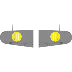 Eduard - MC.200 Saetta wings national insignia for Italeri