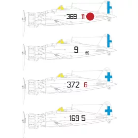 Eduard - MC.200 Saetta tactical marking for Italeri