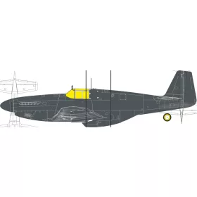 Eduard - P-51B Birdcage Canopy Tface for Eduard