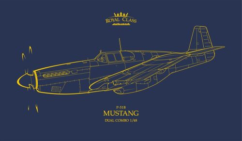 Eduard Plastic Kits - P-51B Mustang 1/48 EDUARD-ROYAL CLASS
