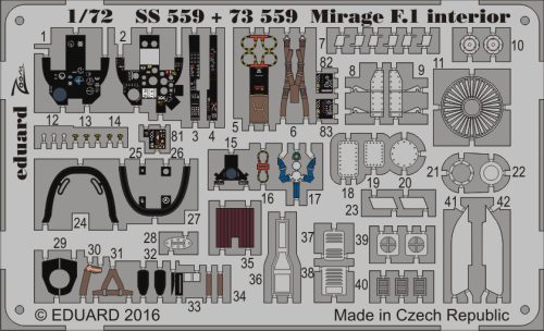 Eduard - Mirage F.1 interior for Special Hobby