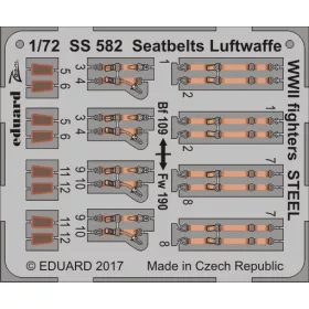 Eduard - Seatbelts Luftwaffe WWII fighters STEEL