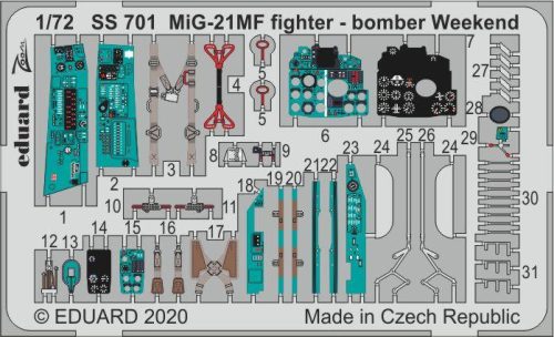 Eduard - MiG-21MF fighter-bomber Weekend for Eduard