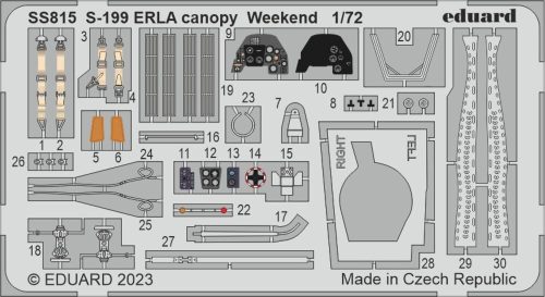 Eduard - S-199 Erla canopy Weekend 1/72