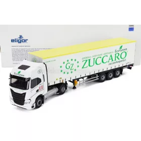   Eligor - IVECO FIAT S-WAY NP TRUCK TELONATO ZUCCARO TRANSPORTS 2020 WHITE
