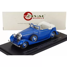   Esval Model - HISPANO SUIZA J12 DROPHEAD CABRIOLET OPEN DROPHEAD COUPE BY FERNANDEZ & DARRIN 1934 BLUE