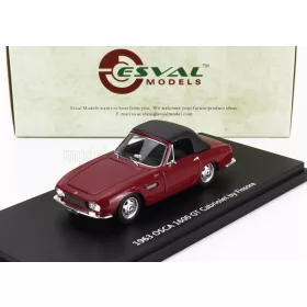   Esval Model - OSCA 1600GT FISSORE CABRIOLET CLOSED 1963 BROWN BLACK