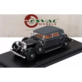   Esval Model - MERCEDES BENZ 290 W18 D PASSO LUNGO CABRIOLET CLOSED 1933 BLACK