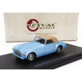   Esval Model - CISITALIA 202 SC STABILIMENTI FARINA CABRIOLET CLOSED 1947 LIGHT BLUE CREAM