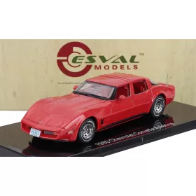 Esval Model - CORVETTE AMERICA CLOSED ROOF 1980 RED