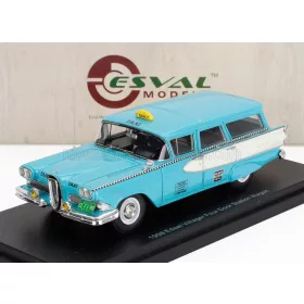 Esval Model - EDSEL VILLAGER TAXI 1958 LIGHT BLUE WHITE