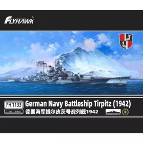 Flyhawk - German Battleship TIRPITZ 1942 hajó makett