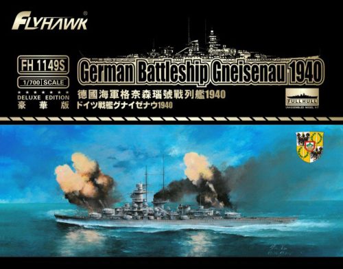 Flyhawk - German Battleship Gneisenau 1940 Deluxe Edition