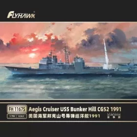 Flyhawk - Aegis Cruiser USS Bunker Hill CG-52 1991 - deluxe