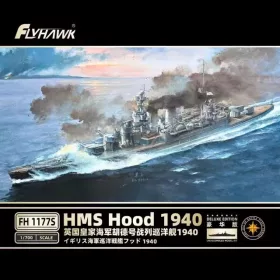 Flyhawk - HMS Hood 1940 - Deluxe Edition hajó makett
