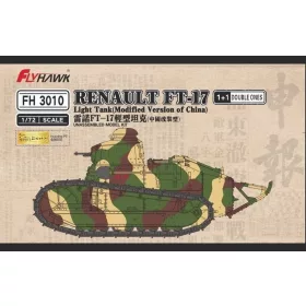   Flyhawk - Renault FT-17 light tank 2 St ck (Chinese Version) tank makett