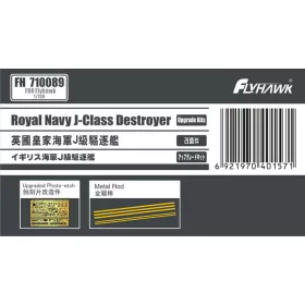 Flyhawk - Royal Navy J-Class Destroyer PE Sheet