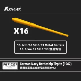 Flyhawk - Battleship TIRPITZ 10.5cm/65 SK C/33 Metal Barrel