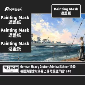 Flyhawk - German Heavy Cruiser ADMIRAL SCHEER Painting Mask