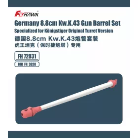 Flyhawk - Germany 8 8cm Kw.K.43 Gun Barrel Set
