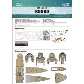 Flyhawk - IJN Kongo Battleship Wood Deck