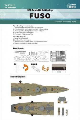 Flyhawk - IJN Battleship Fuso Wood Deck