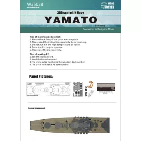 Flyhawk - IJN Navy Yamato Wood Deck