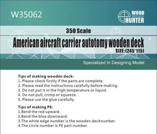 Flyhawk - American Aircraft Carrier Autotomy Wooden Deck
