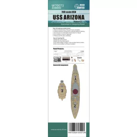 Flyhawk - WWII USN Battleship USS Arizona Wood Deck