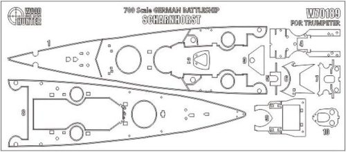 Flyhawk - German Battleship Scharnhorst (Trumpeter 06737)