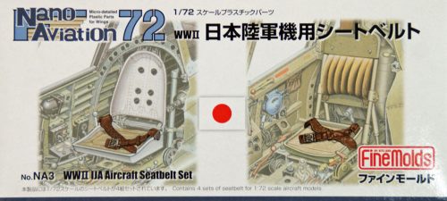 Fine Molds - 1:72 Nano Aviation 72 WWII IJA Aircraft Seatbelt Set - FINE MOLDS