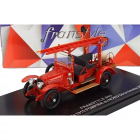   Franstyle - PEUGEOT 153 TRUCK SCALA SAPEURS POMPIERS DU NORD  1915 RED