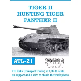 Friulmodel - Tiger II Transportkette / Panther II